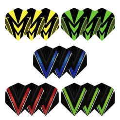 Dart Flight Set 15-teilig schwarz/bunt