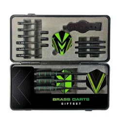 Dart Geschenkset mit Etui 31-teilig schwarz/grün