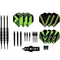 Dart Geschenkset mit Etui 31-teilig schwarz/grün