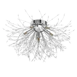 Deckenlampe CELESTIA silber mit Glas | GONSER.CH