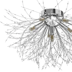 Deckenlampe CELESTIA silber mit Glas | GONSER.CH