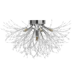 Deckenlampe CELESTIA silber mit Glas | GONSER.CH