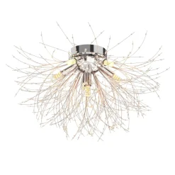 Deckenlampe CELESTIA silber mit Glas | GONSER.CH