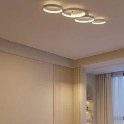Deckenlampe LEGGERO 88 x 31 cm weiss