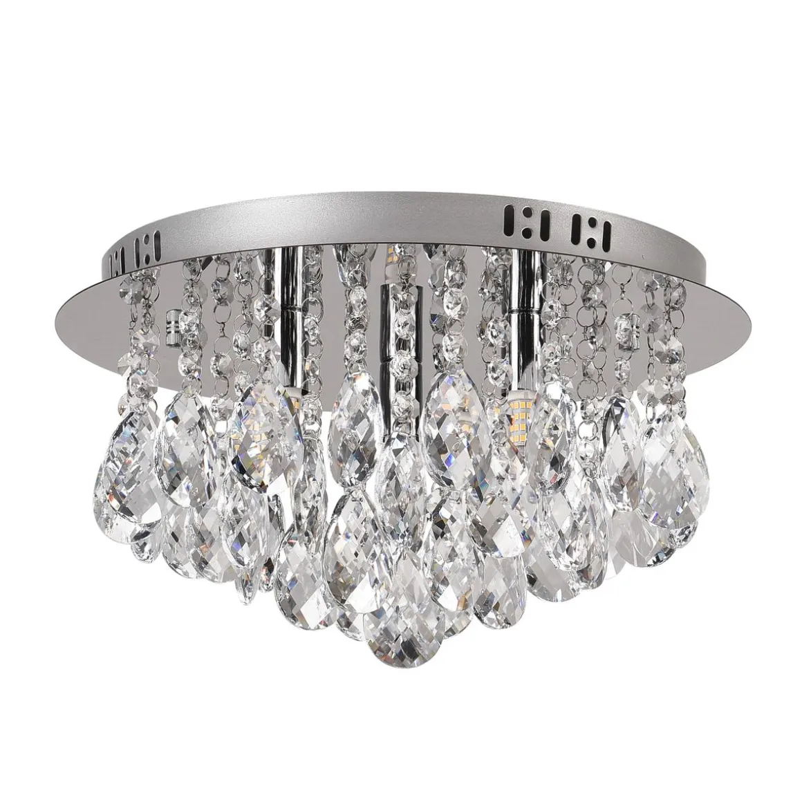 Deckenlampe MOONVEIL silber mit Glas