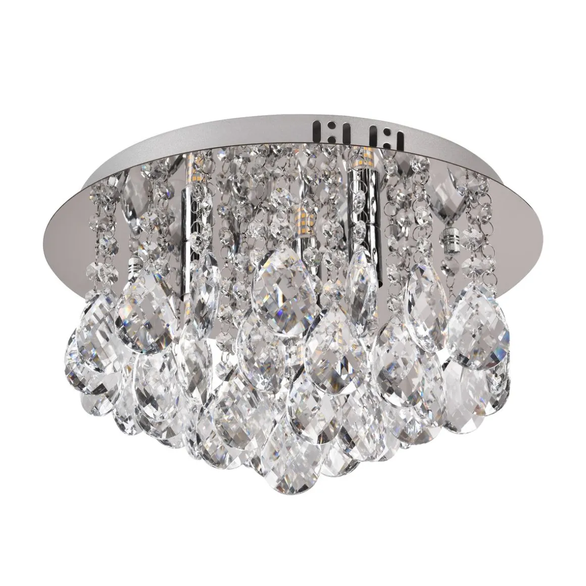 Deckenlampe MOONVEIL silber mit Glas