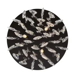 Deckenlampe MOONVEIL silber mit Glas
