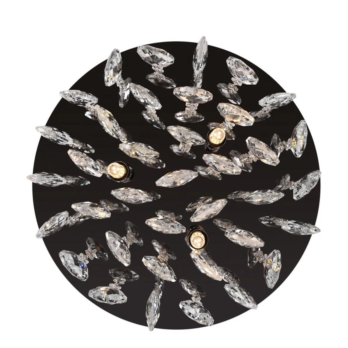 Deckenlampe MOONVEIL silber mit Glas