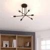 Deckenlampe PERSY 6 Lampen schwarz