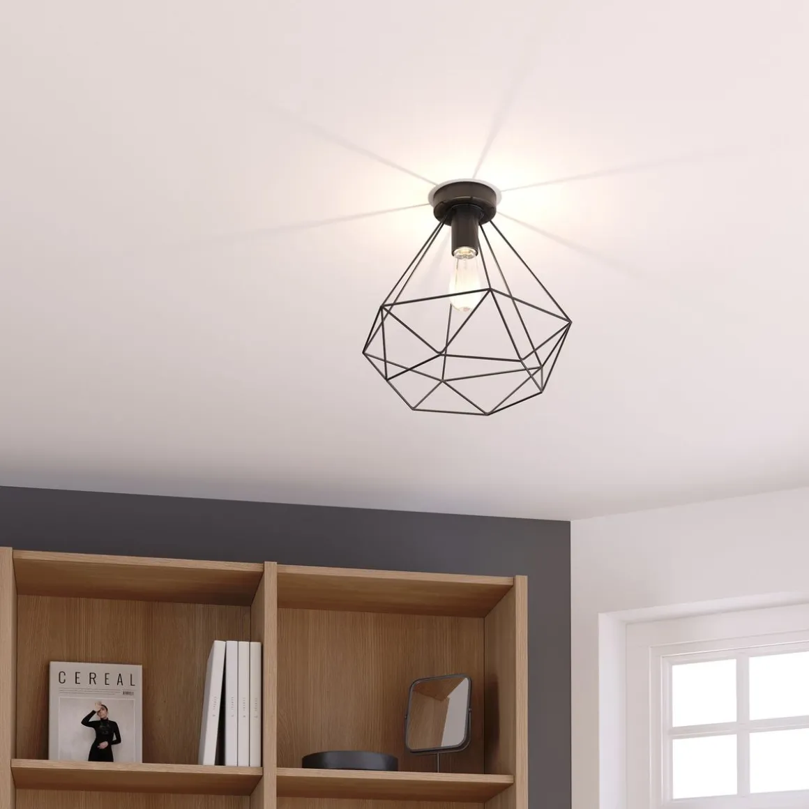 Deckenlampe PURE schwarz