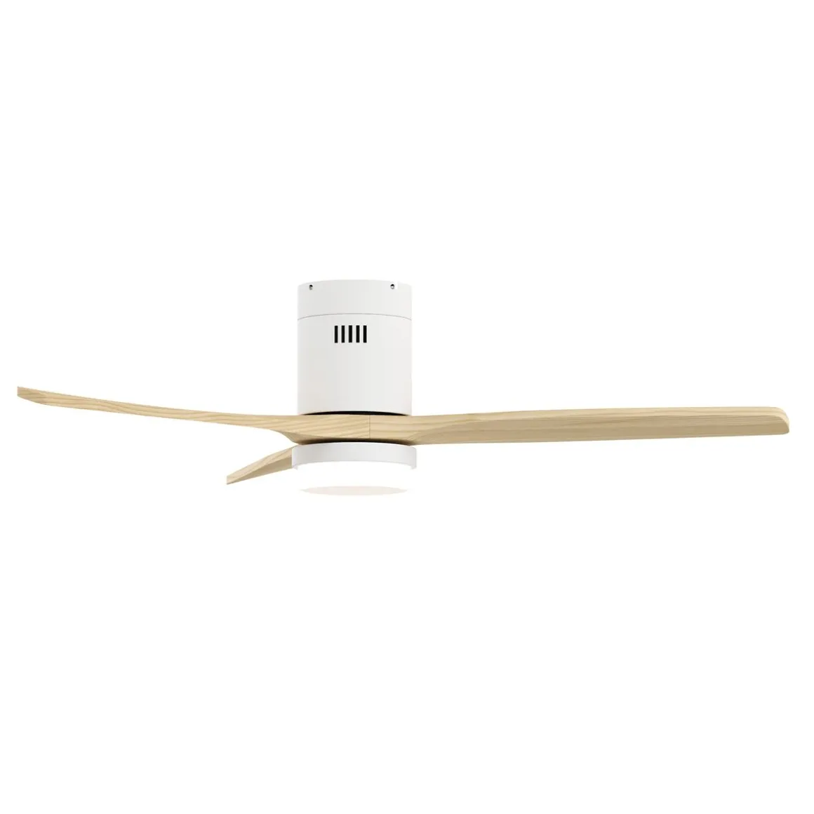Deckenventilator mit Lampe 132 cm Holz