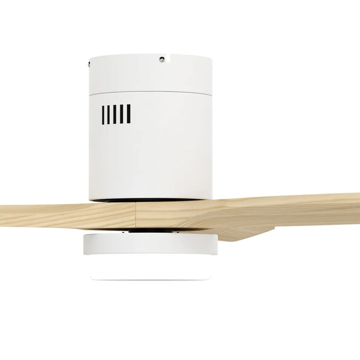 Deckenventilator mit Lampe 132 cm Holz