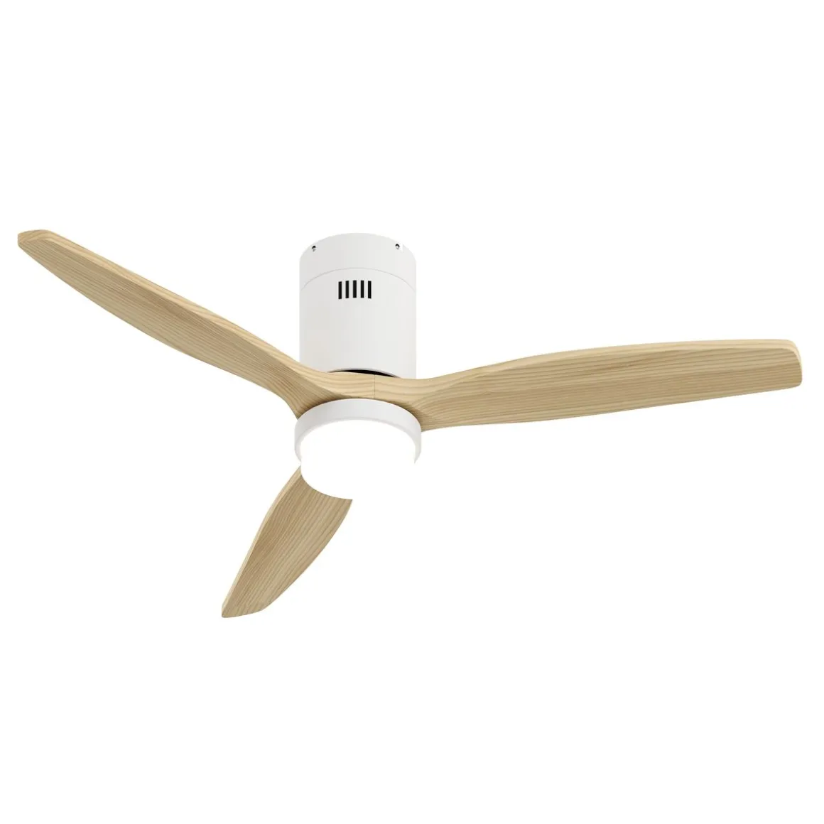Deckenventilator mit Lampe 132 cm Holz