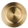 Dekoteller Unterteller 33 cm gold