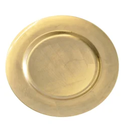 Dekoteller Unterteller 33 cm gold