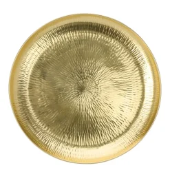 Dekoteller Unterteller 50 cm gold