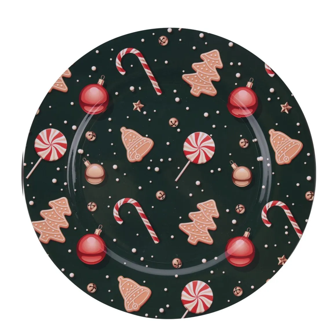 Dekoteller Unterteller Weihnachtsdeko 33 cm