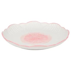 Dessertteller Keramik Blume 20 cm