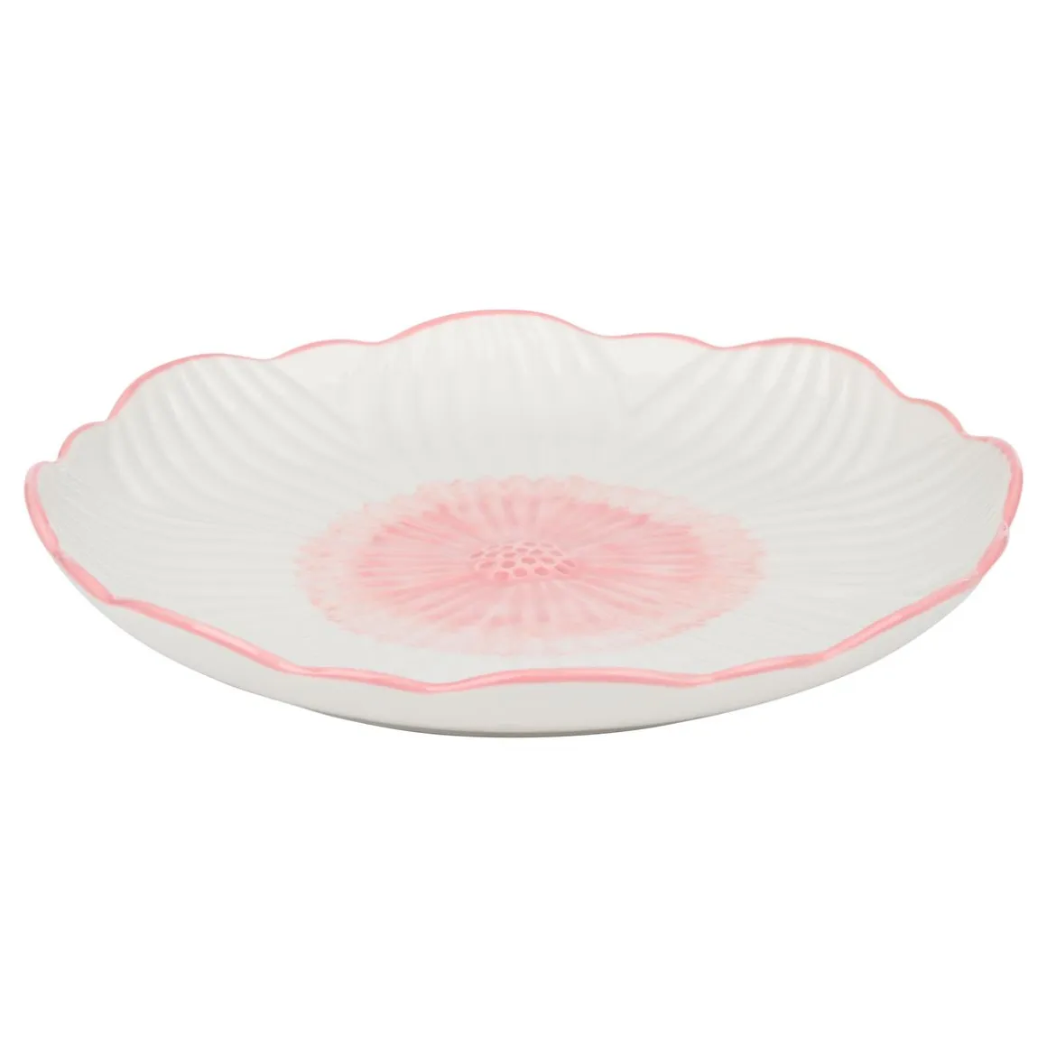 Dessertteller Keramik Blume 20 cm