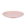 Dessertteller Steingut 20.4 cm rosa