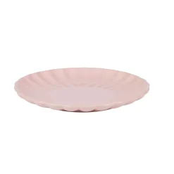 Dessertteller Steingut 20.4 cm rosa