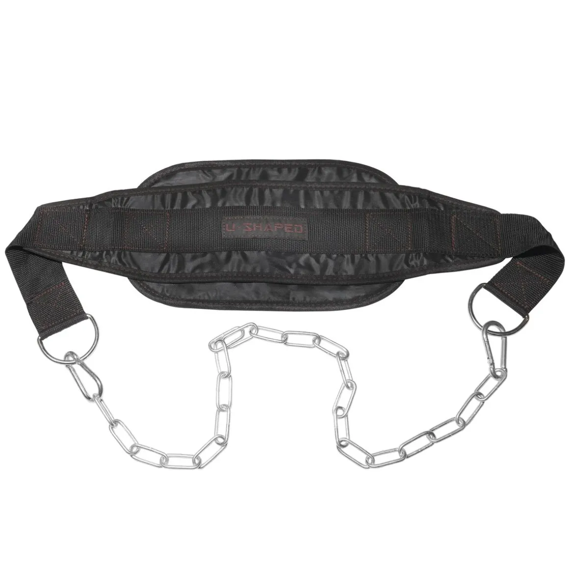 Dip Belt mit Stahlkette 84 cm schwarz