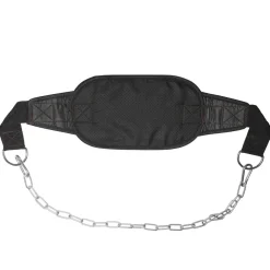 Dip Belt mit Stahlkette 84 cm schwarz