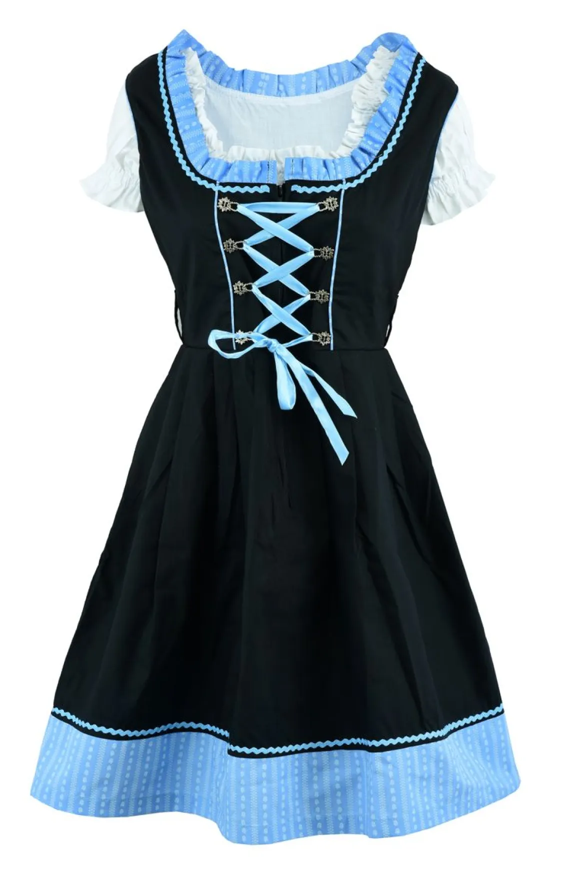 Dirndl Kleid blau Grösse 48