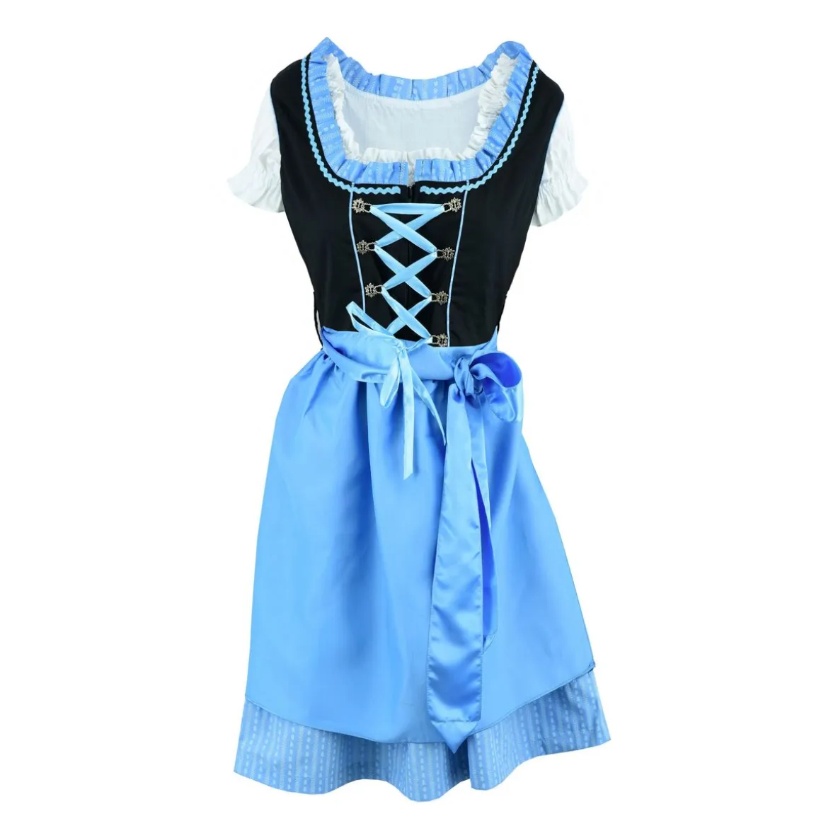 Dirndl Kleid blau Grösse 38