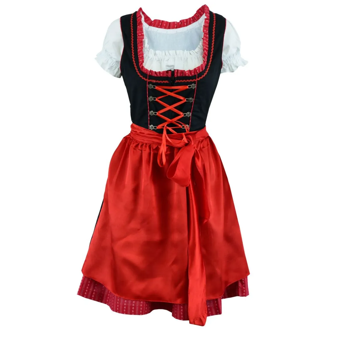 Dirndl Kleid rot Grösse 40