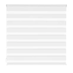 Doppelrollo weiss 100 x 100 cm