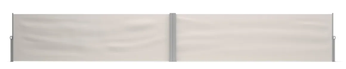 Doppelseitenmarkise VIA 120 x 800 cm beige