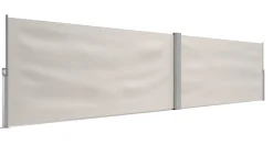 Doppelseitenmarkise VIA 120 x 800 cm beige