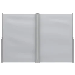 Doppelseitenmarkise VIA 200 x 800 cm grau