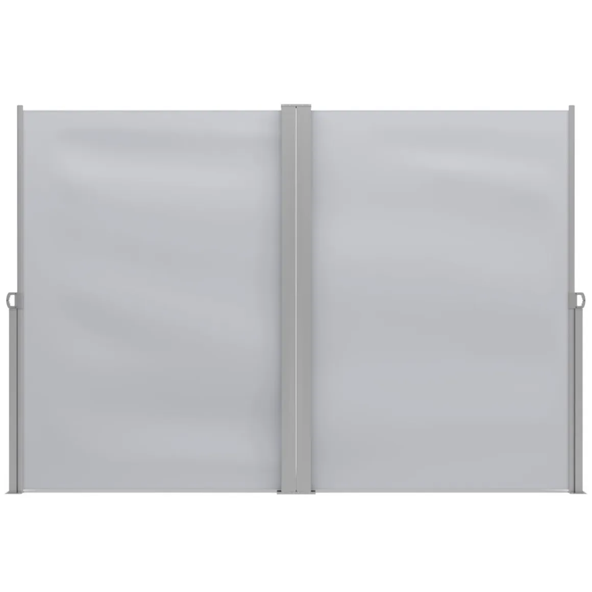 Doppelseitenmarkise VIA 200 x 800 cm grau