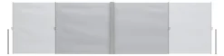 Doppelseitenmarkise VIA 200 x 800 cm grau