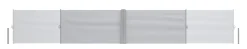 Doppelseitenmarkise VIA 120 x 800 cm grau