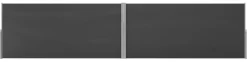 Doppelseitenmarkise VIA 180 x 800 cm anthrazit
