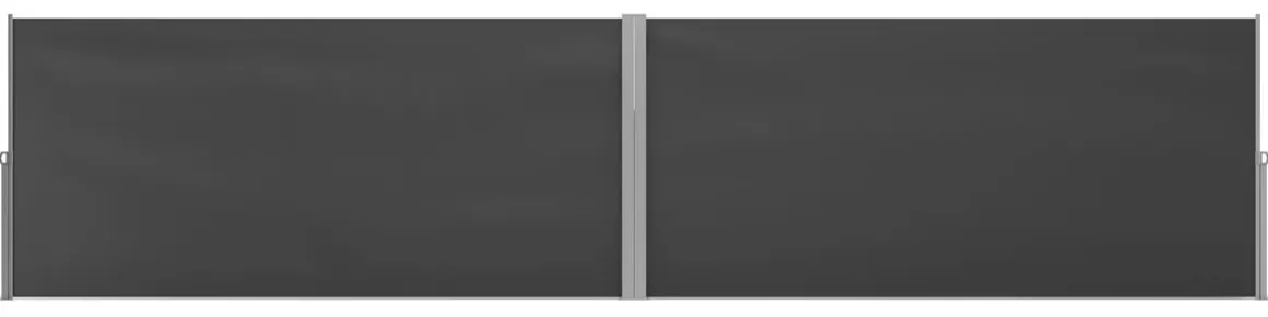 Doppelseitenmarkise VIA 180 x 800 cm anthrazit