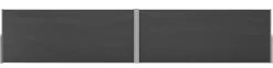 Doppelseitenmarkise VIA 160 x 800 cm anthrazit