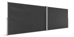 Doppelseitenmarkise VIA 160 x 800 cm anthrazit