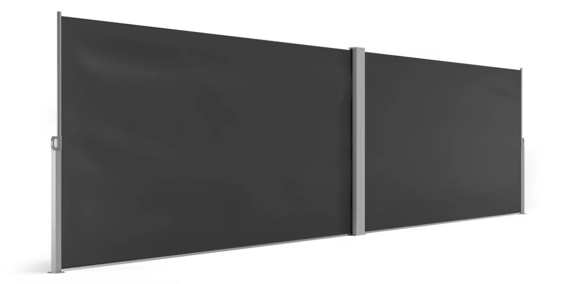 Doppelseitenmarkise VIA 160 x 800 cm anthrazit