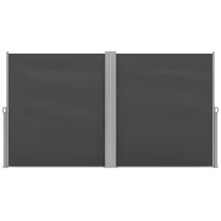 Doppelseitenmarkise VIA 160 x 800 cm anthrazit