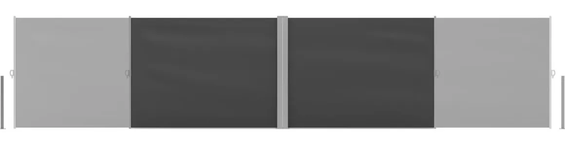Doppelseitenmarkise VIA 160 x 800 cm anthrazit