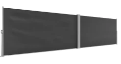 Doppelseitenmarkise VIA 120 x 800 cm anthrazit