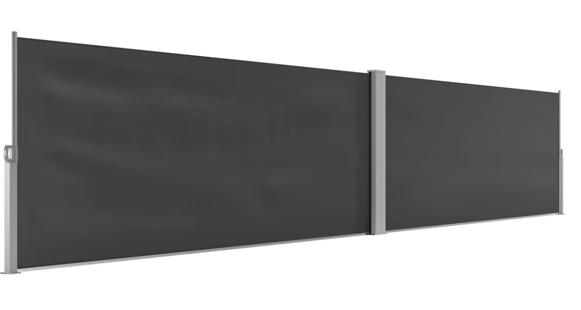 Doppelseitenmarkise VIA 120 x 800 cm anthrazit