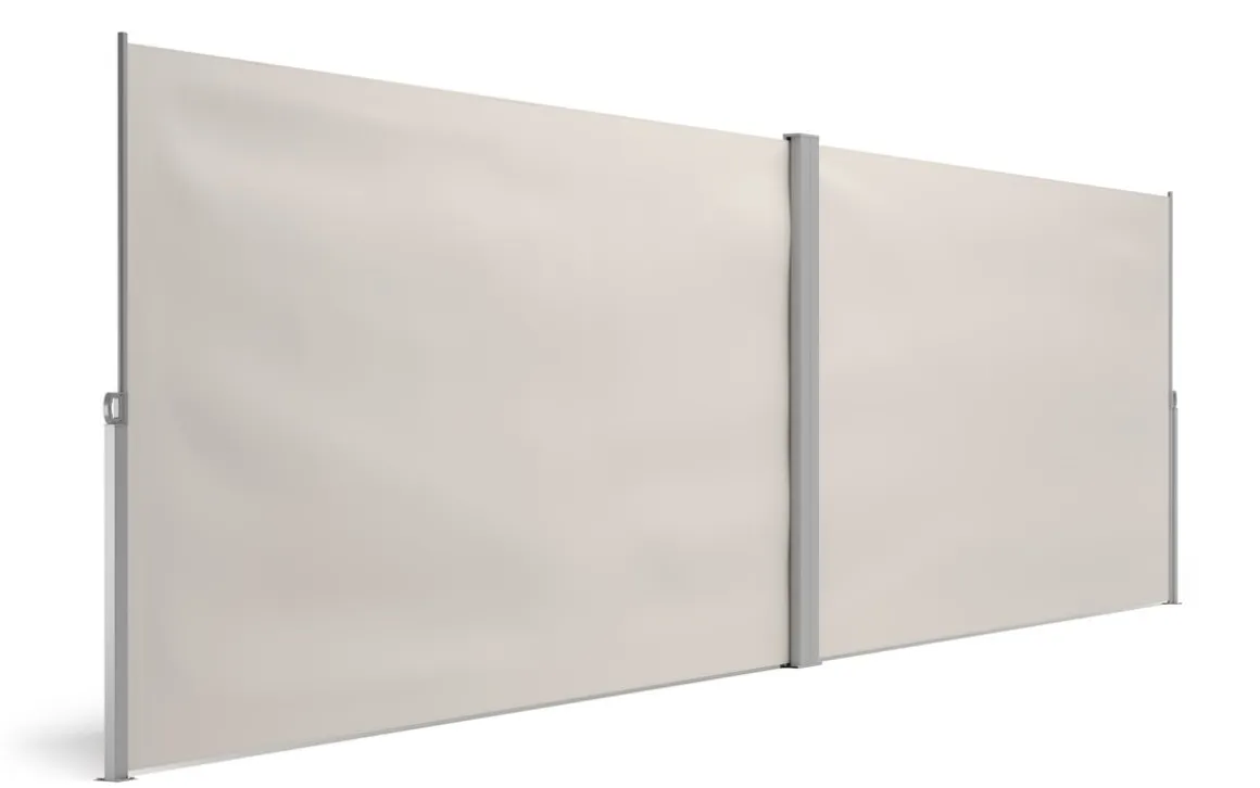 Doppelseitenmarkise VIA 200 x 800 cm beige