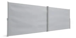 Doppelseitenmarkise VIA 160 x 800 cm grau