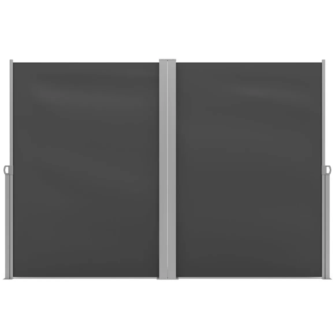 Doppelseitenmarkise VIA 200 x 800 cm anthrazit