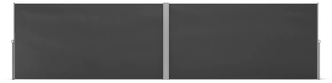 Doppelseitenmarkise VIA 200 x 800 cm anthrazit